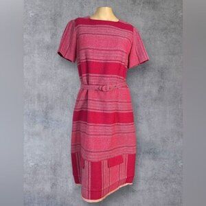 Handmade Vintage Shift Dress with Belt